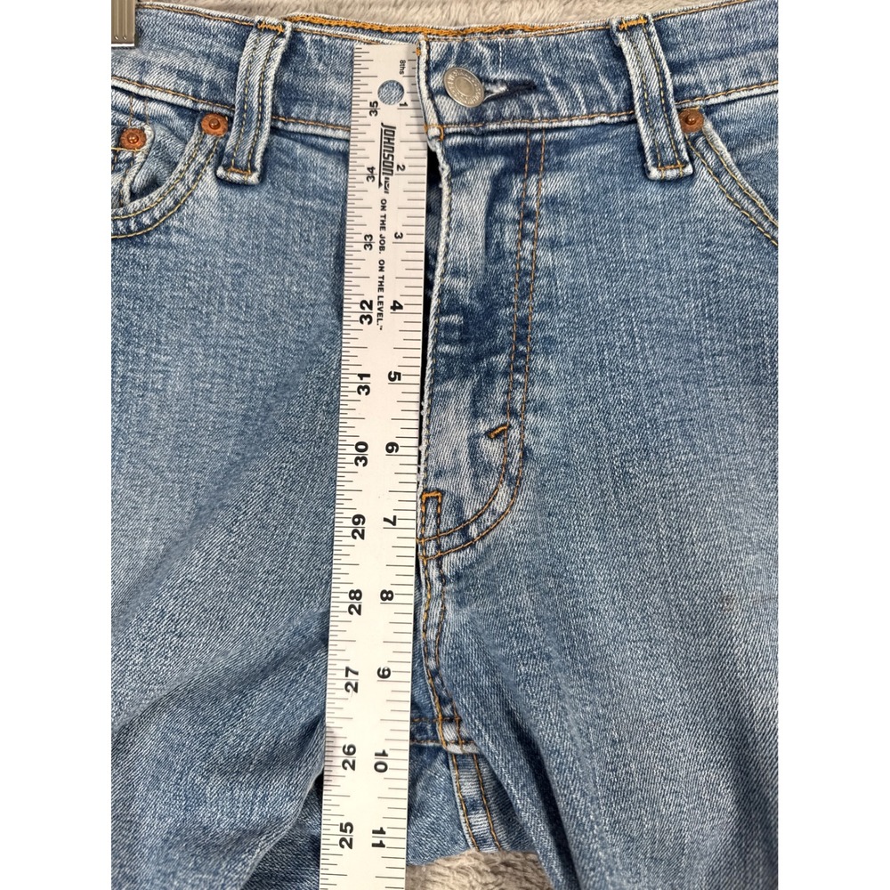 Levis 511 Slim Fit Jeans Mens Size 30x31 Light Wash Denim Blue Cotton Pants READ - Picture 6 of 8